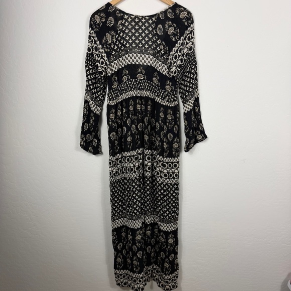 RAGA Black & Cream Boho Maxi Dress - Picture 8 of 12